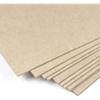 Cartón rígido compacto 2-5 mm- 1600 g-m²- A4- Cartón duro Prensado- para Encuadernar- Scrapbook- manualidades. Pack 10…